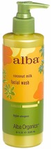 NEW Alba Botanica Deep Cleansing Coconut Milk Facial Wash 8 Fl Oz - £13.85 GBP