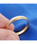 VINTAGE 14 KARAT Solid GOLD Deco Wedding Band Size 8.25 Millgrain Ring 3... - $1,325.91 CAD VINTAGE 14 KARAT Solid GOLD Deco Wedding Band Size 8.25 Millgrain Ring 3... - $1,325.91 CAD