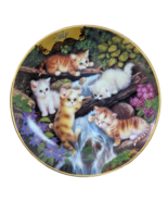 Bradford Exchange Plate July At The Waterfall Timeless Tails Purrpetual ... - £10.26 GBP