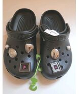 Crocs Classic Picture Frame Locket Clog Slip-On Sandals Black Women’s Sz... - €42,67 EUR