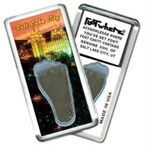Salt Lake City FootWhere® Souvenir Magnet. Made in USA - £6.28 GBP