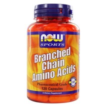 NOW Foods Branched Chain Amino Acids, 120 Capsules - £14.98 GBP