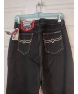 80s Black Jeans Vintage New Old Stock Denim 30 Inseam 30 High Waist - $519.72 MXN