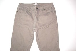 CHICO&#39;S Dark Khaki / Light Brown Jeans Size 0 Short - £11.79 GBP