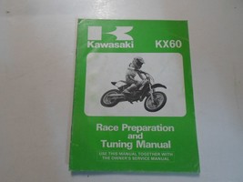 1987 Kawasaki KX60 Racing Prep Tuning Service Manual Water Damaged Minor... - $15.00