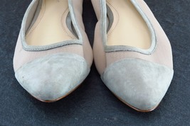 Calvin Klein Women Sz 7 M Brown Flat Leather Shoes Erica - $19.75