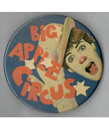 Vintage 80&#39;s Big apple Circus NYC New York 2&quot; Pin Button Rare VHTF Scarce - £38.05 GBP