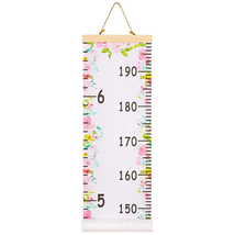 Beinou Baby Growth Chart Ruler for Kids Wood Frame Height Measure Chart ... - £11.00 GBP