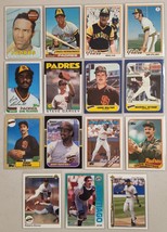 San Diego Padres Lot of 15 MLB Baseball 1960&#39;s,70&#39;s,80&#39;s,90&#39;s Tony Gwynn - £10.60 GBP