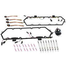 Valve Cover Gaskets with Harness Glow Plug Kit For Ford 7.3L Powerstroke 1999-03 - £125.36 GBP