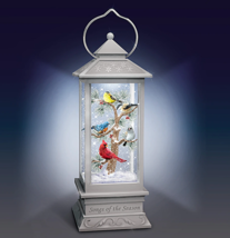 The Bradford Exchange Songs of The Season Illuminated Snowglobe Songbird... - £79.60 GBP