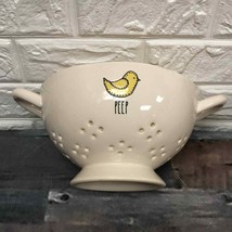 Rae Dunn Kitchen Tools Baby Chick Peep Easter Ceramic Strainer Colander 8” - £25.09 GBP