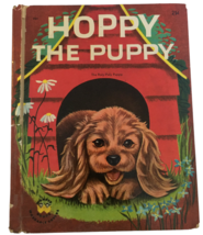 Wonder Books Hoppy the Puppy Roly Poly Vintage Childrens Story 1950 Kids Animal - £7.20 GBP