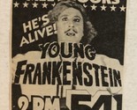 Young Frankenstein Print Ad Mel Brooks Gene Wilder Madeleine Kahn TPA21 - £4.66 GBP