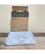 Pampered Chef Coating Breading Nesting Trays and Tongs Tool # 2605 - 4 P... - £15.54 GBP