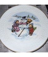 Avon 8&quot; Porcelain Christmas Plate 1986 a Childs Christmas Trimmed in 22k... - $9.95