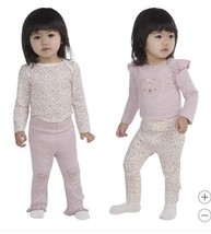 Huggies Girls Boys Layette Set Purple 4-Piece Bodysuits Pants Organic Co... - $39.99