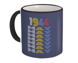 1944 May Colorful Retro Birthday : Gift Mug Age Month Year Born - £12.74 GBP