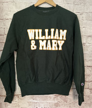 Champion reverse weave william &amp; Mary Sweatshirt Green SMALL - $32.00