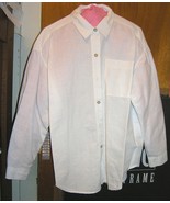 Ladies GIORGIO SAINT ANGELO White DRESS blouse SIZE Large - $386.72 MXN