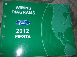 2012 FORD FIESTA Electrical Wiring Diagram Manual EWD OEM Factory - $1.38