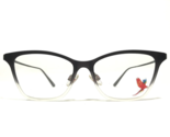 Maui Jim Eyeglasses Frames MJO2606-94M Black Gray Clear Fade Cat Eye 52-... - $93.52