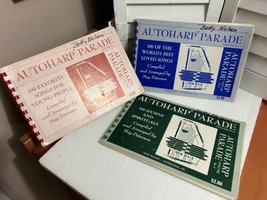 Autoharp Parade Volumes 1 2 and 3 Oscar Schmidt International 100 songs each vtg - $33.66