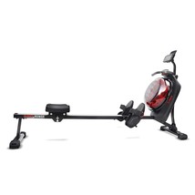 Hydro + Dual Resistance Smart Magnetic Water Rowing Machine In Black - S... - $725.99