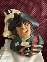 Bossons Pierre Le Grand Chalkware Pirate Bust Head Ship 1994 - $1,282.89 MXN