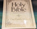 Holy Bible King James Version Our Family Nelson Regency 702WM Red Letter... - $55.43