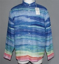 Ralph Lauren Tropical Soleil Horizon Linen L/S Reversed Shirt Mn&#39;s $135 DISC - £58.52 GBP
