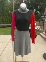Nwot Eliza J Fab Colorblock Sweater Dress L - £23.91 GBP