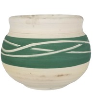 Vintage Southwest Pottery Design Vase Pot  signed TexMex Succulent Pot M... - £15.97 GBP