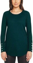 NWT!!! CHASER Ladies&#39; Long Sleeve Waffle Thermal Tunic Sweater Top, Variety - £14.34 GBP
