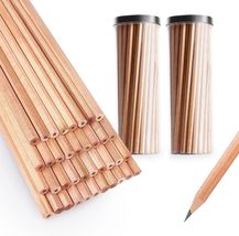 GHKJOK HB Pencil - 50 PCS Bucket Packed Natural Wooden Hexagonal Pencils... - $10.99