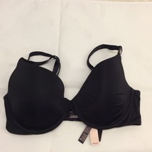 Victoria&#39;s Secret PINK T-Shirt Bra Demi Lightly Lined Underwired Black 34 D NWT - $24.70