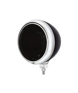 7&quot; Black Guide Semi Truck Headlight Lamp Bucket Housing w/ Chrome Rim Bezel - $119.95