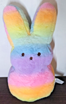 PEEPS Pastel Rainbow Plush Bunny 18 inch Easter Stuffed Rabbit Plush Multicolor - £19.64 GBP