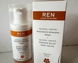 ren clean skincare glycol lactic radiance renewal mask 50ml/1.7oz - £39.16 GBP
