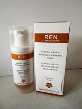 ren clean skincare glycol lactic radiance renewal mask 50ml/1.7oz - £39.12 GBP