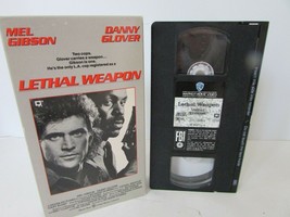 LETHAL WEAPON MEL GIBSON DANNY GLOVER VHS VIDEO TAPE L42G - £3.50 GBP