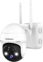 3Mp Color Night Vision/2-Way Talk/Ip66/Cloud/Sd, 2K Security, And Pir Detection. - £71.51 GBP
