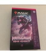 New Magic the Gathering Kamigawa Neon Dynasty Black Theme Booster - 35 C... - $17.96