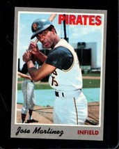 1970 Topps #8 Jose Martinez Ex (Rc) Pirates *X104477 - £0.77 GBP