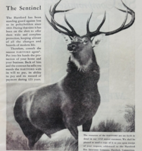 1933 Hartford Fire Insurance Company Advertisement Antique Elk Connectic... - $465.81 MXN