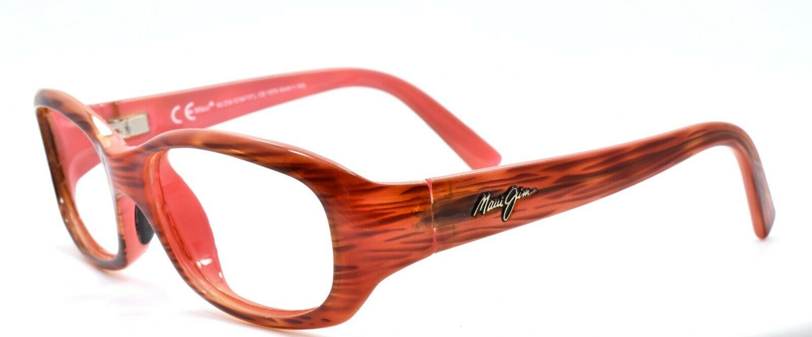 Maui Jim MJ219-12 Punchbowl Women's Sunglasses Brown Stripes / Pink FRAME ONLY 2 - £33.96 GBP