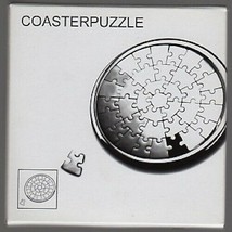 Set of 4 Drink Coaster Puzzles Magnetic 3.5&quot; diameter NEW - £17.34 GBP