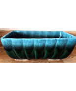 Vintage Hull USA F42 Green Blue Glazed Pottery Planter Very Pretty - $17.97