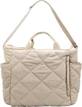 Puffy Quilted Tote Bag for Women  - $48.39