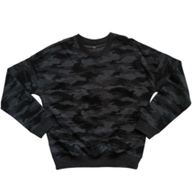 Kyodan Womens Camo Sweat Shirt Size XS Black Active Camouflage Pullover - £19.31 GBP